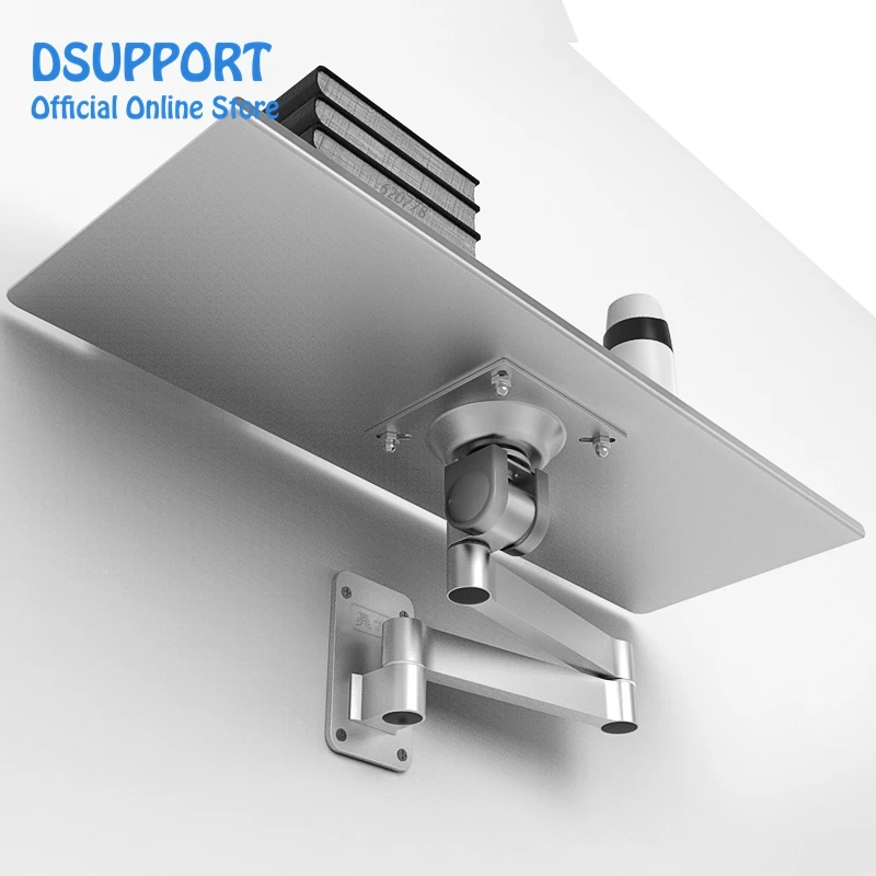 Поднос для клавиатуры и монитора двойного использования Настенный Складной