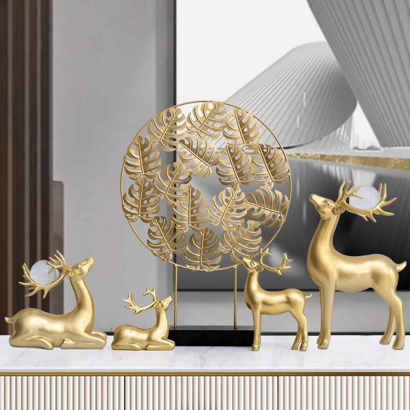 Креативный домашний ТВ шкаф с оленем для гостиной украшения винного шкафа