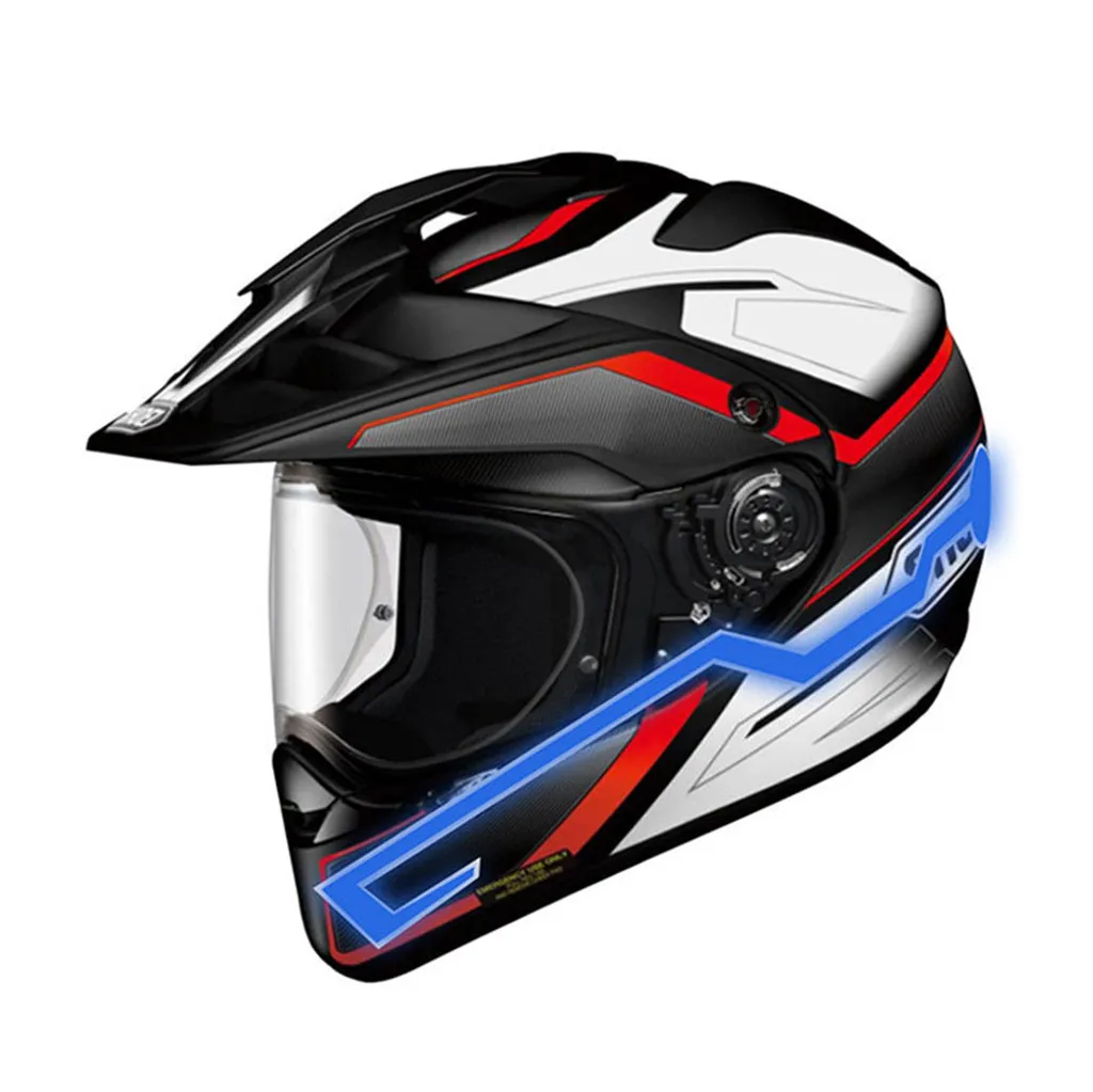 Быстрая доставка мотоциклетный шлем EL холодный светильник для шлема полоса