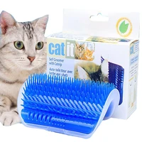 pet cats brush corner cat massage self groomer comb brush with catnip cat rubs the face with a tickling comb