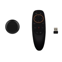 gyro remote control gfsk 2 4g g10 air mouse game battery wifi ir remote control mini voice control tv srw 001 usb round dc 5v