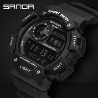 sanda sports mens watches top brand luxury military led digital watch male 30m waterproof s shock clock relogio masculino