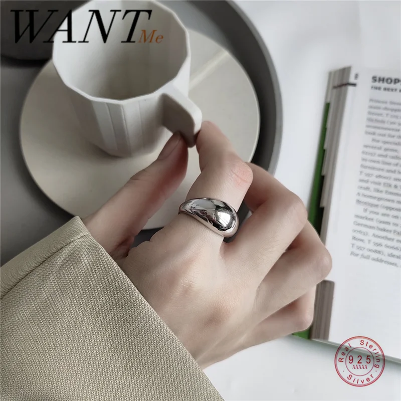 Женское кольцо в марокканском стиле WANTME минималистичное геометрическое из 100%