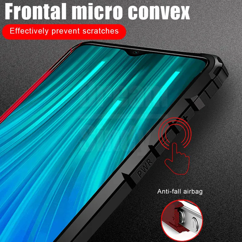 Luxury Armor Soft Shockproof Case For Xiaomi Redmi 7 7A Note 8 Pro Bumper Silicone Original Back Cover | Мобильные телефоны и