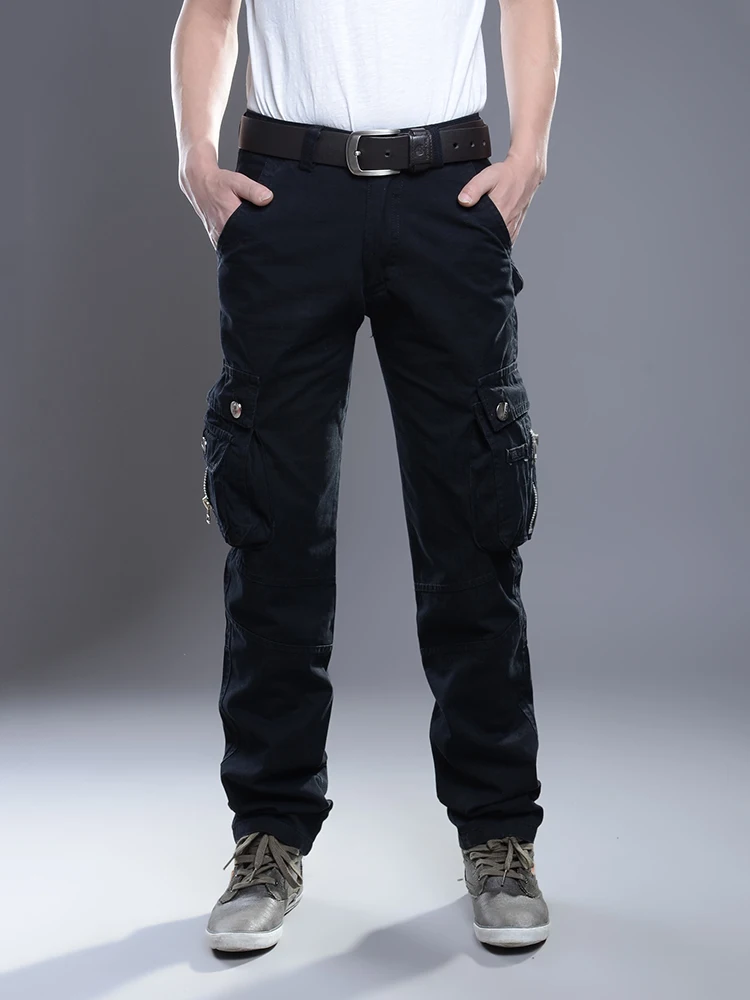 Новые брюки карго для мужчин Мешковатые повседневные штаны мужские комбинезоны