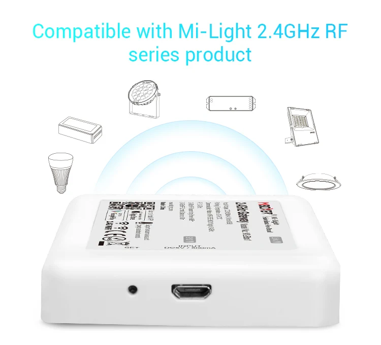 Шлюз Miboxer 2 4 ГГц Wi-Fi управление через приложение DC5V Alexa Google Assistant голосовое для всех