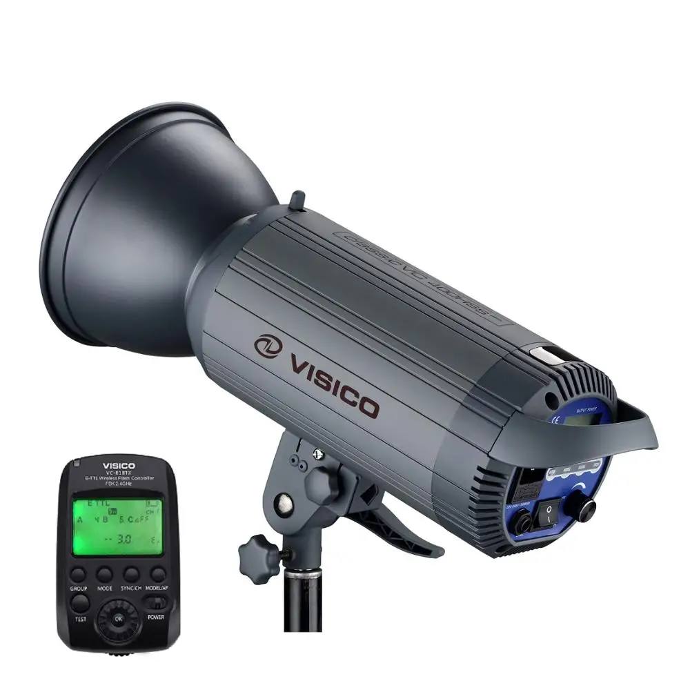 VISICO VC-400 HSS высокоскоростной стробоскоп вспышка студийное Освещение Оборудование с высокоскоростной синхронизацией триггера фотографическое оборудование 400WS