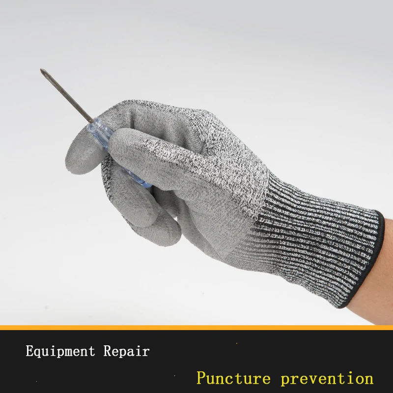 5 уровневые режущие перчатки анти режущая ножевая проволока кухонные мясные