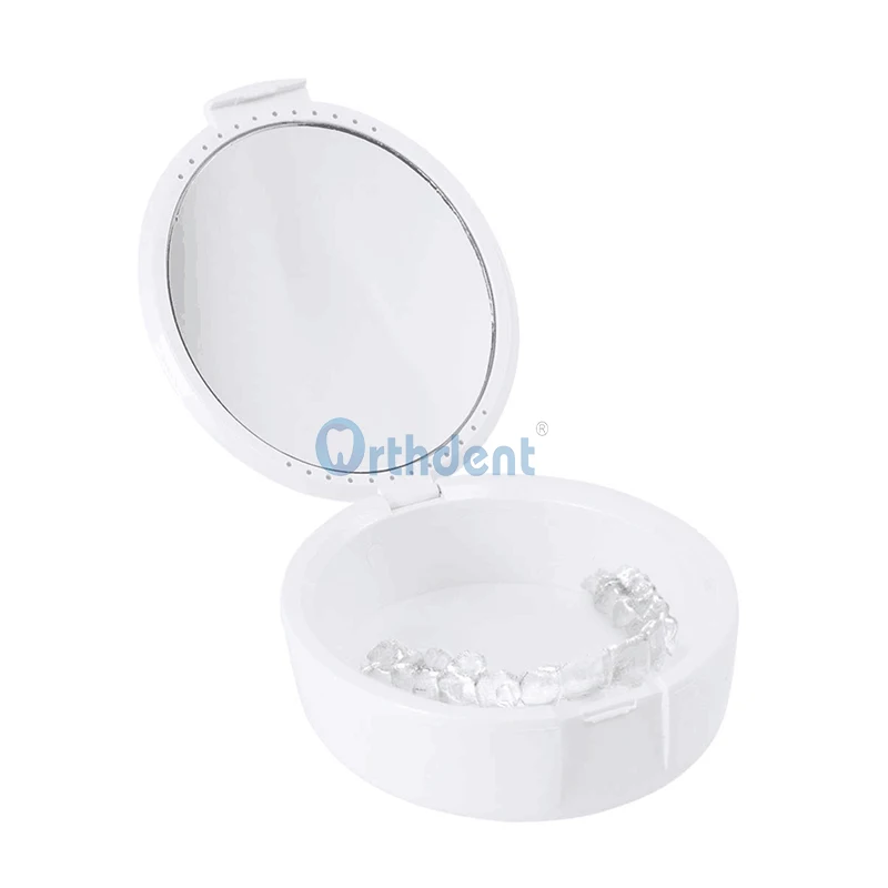 Ордент 1 шт. пластиковый фиксатор для протезов Коробка хранения ложных зубов