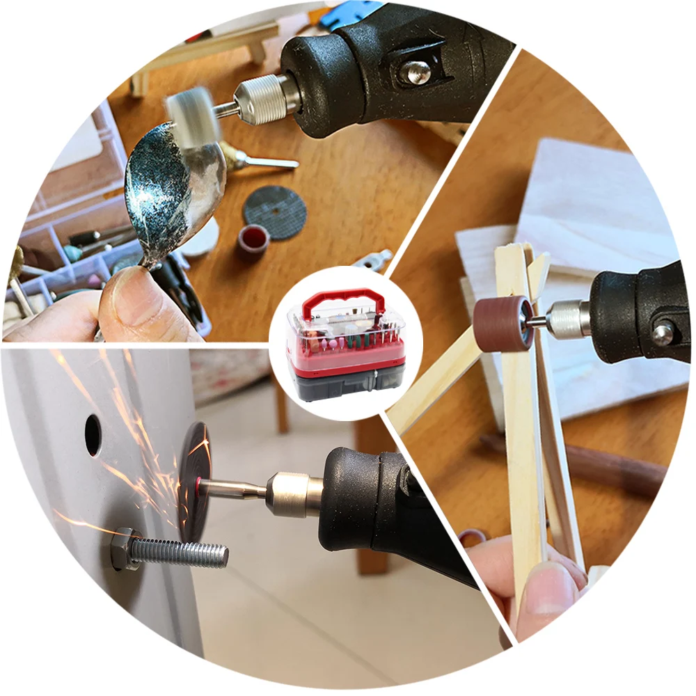 Набор аксессуаров для мини дрели насадок абразивного роторного инструмента