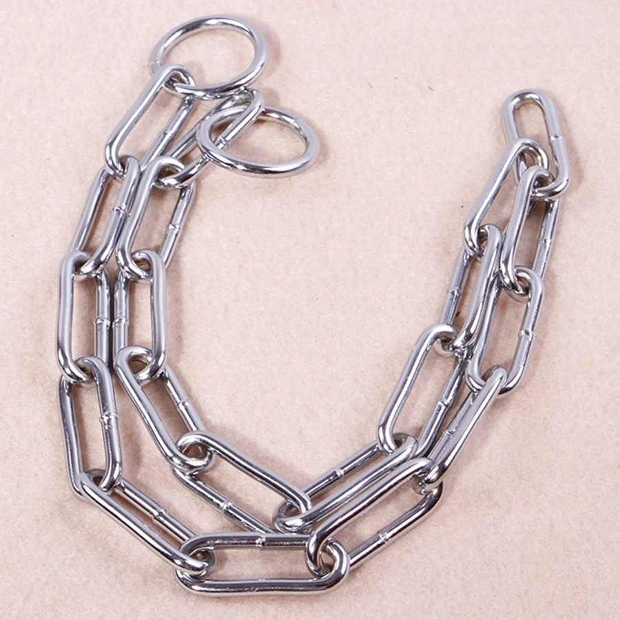 Цепочка-ошейник для собак металлическая из нержавеющей стали | Дом и сад
