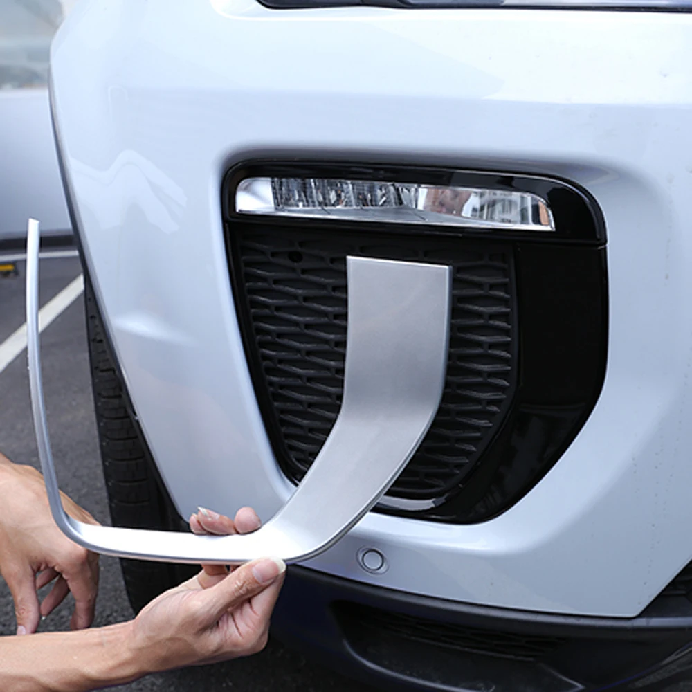 Передний бампер для водителя противотуманные фары декоративная крышка наклейка