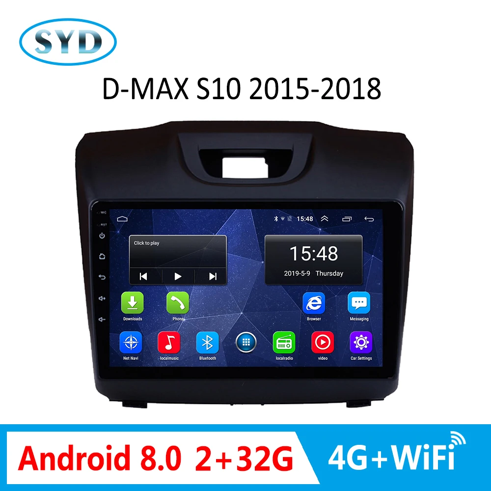 Автомагнитола для Chevrolet S10 2015 2018 ISUZU D Max мультимедийный плеер на базе Android 8 0