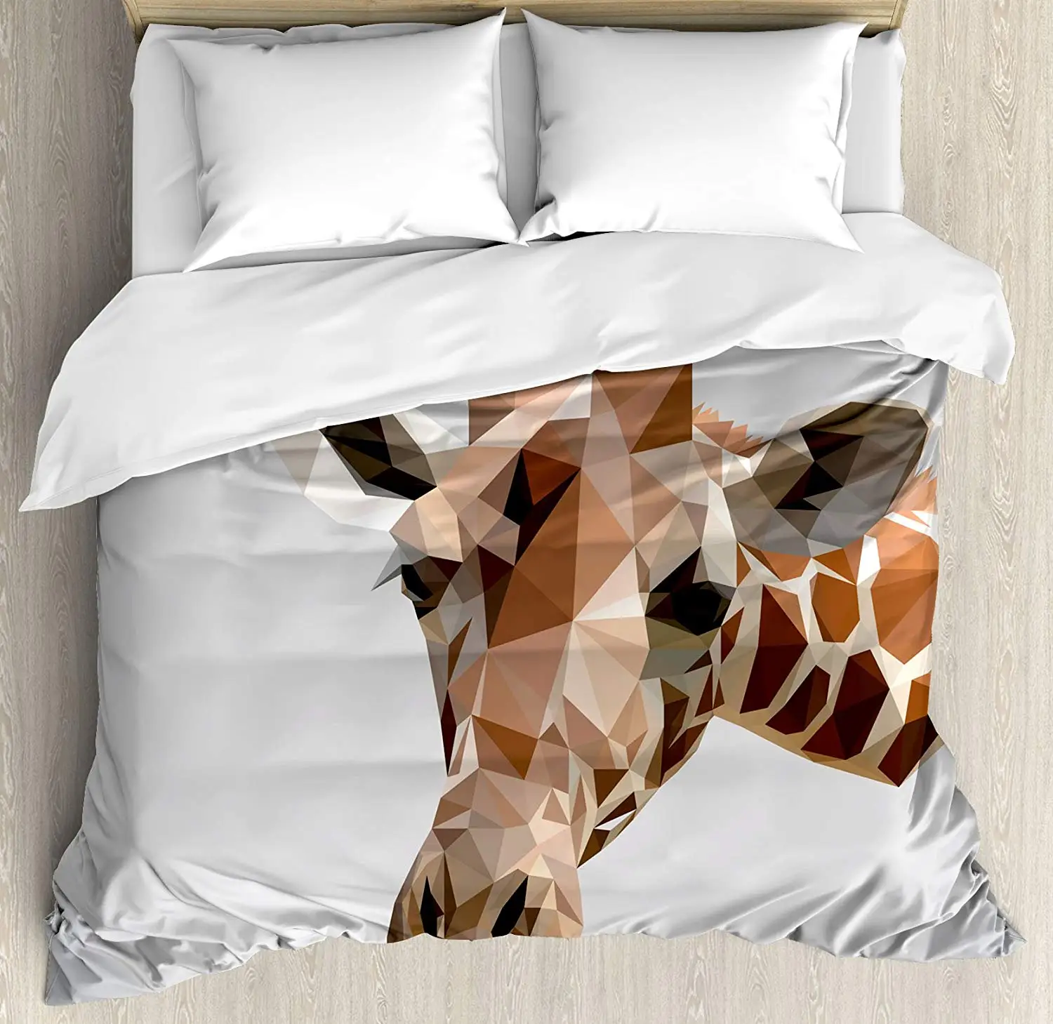 Животное пододеяльник набор сафари дикой природы существо цифровой Жираф