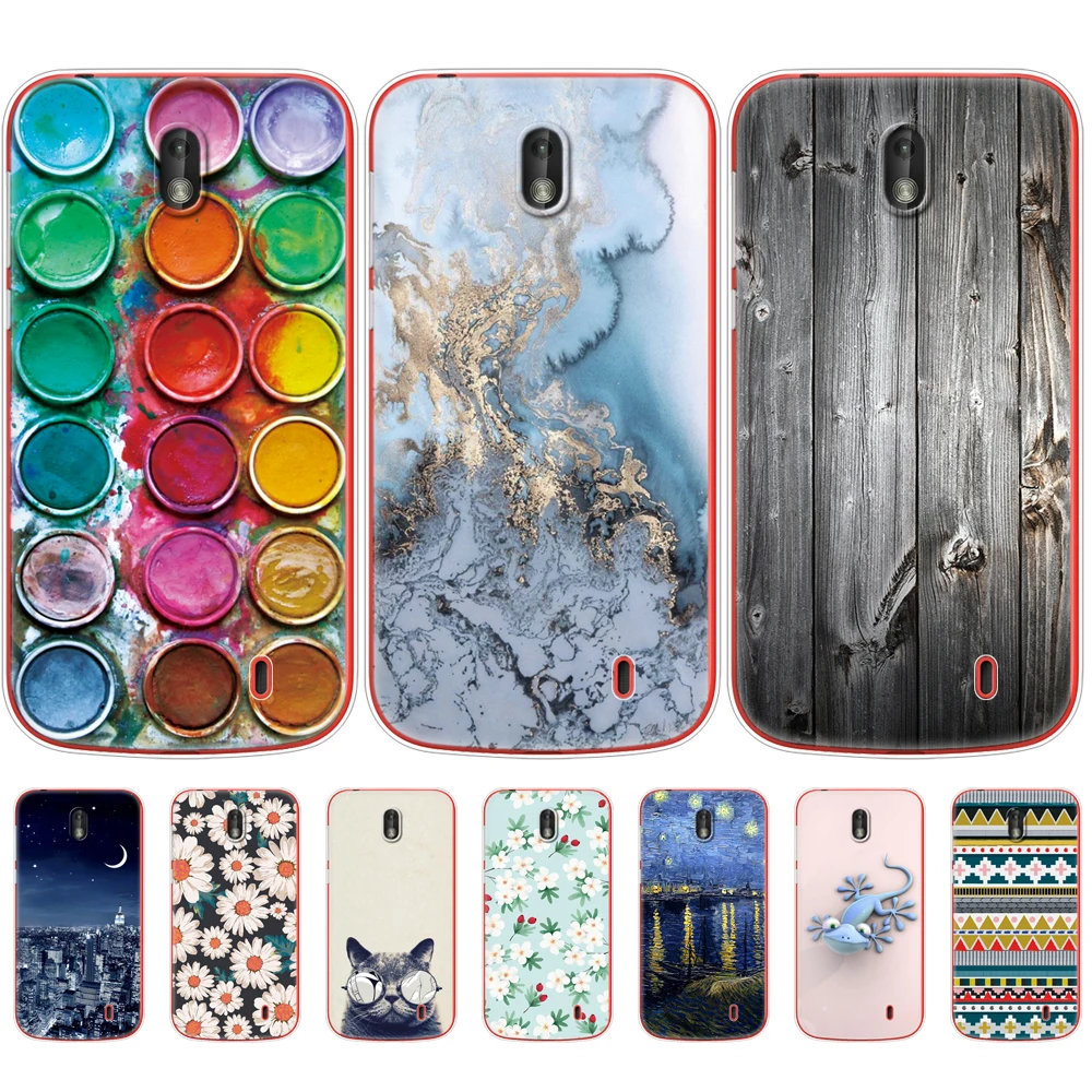 Чехол для Nokia 1 Plus мультяшный силиконовый мягкий | Мобильные телефоны и аксессуары