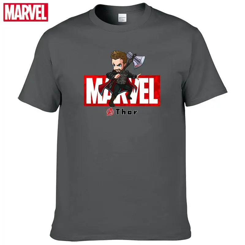 Футболка Мужская дышащая из натурального хлопка с принтом мстители - купить по