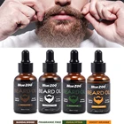 Для мужчин борода натуральное масло для волос смягчить рост волос питательный, стойкая краска для усиления цвета бровей Борода, масло для усов несмываемый кондиционер для ухода за бородой