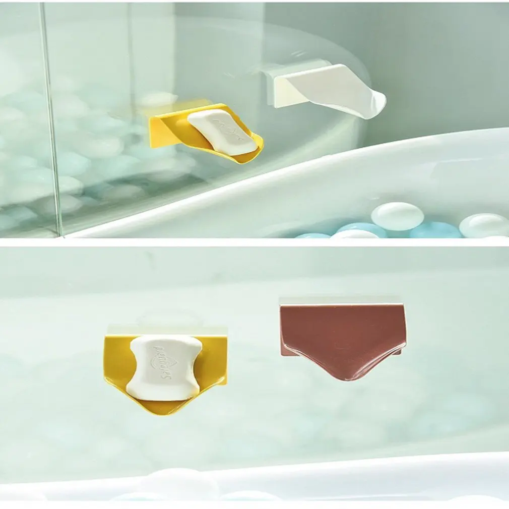 Держатель для мыла и губки в ванную комнату настенный стеллаж хранения подвесная