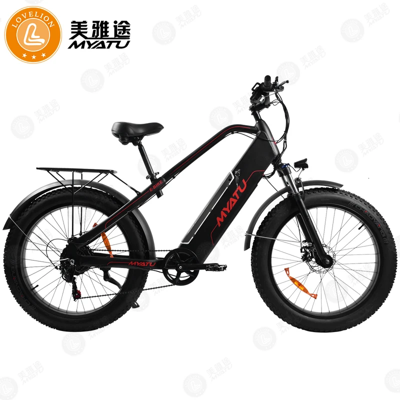 

[MYATU] Mountain Bike Electric Bicycle powerful electric Fat bike Lithium Battery Off road bike