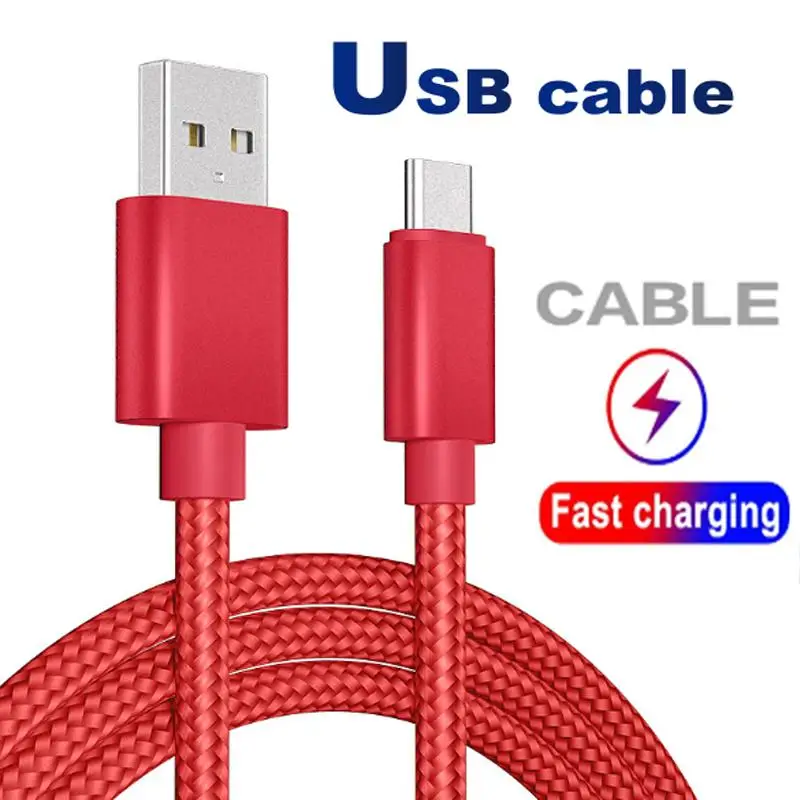 

1M 2M 3M Usb Cable Type C Cable Adapter Data Sync Metal Charging Phone Adapter Thickness Strong Braided Micro Usb Cable