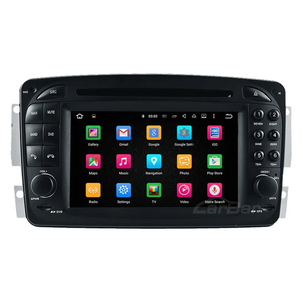 Android автомобильный DVD GPS навигация аудио стерео плеер для Mercedes Benz Vaneo Viano Vito C W203 A W168