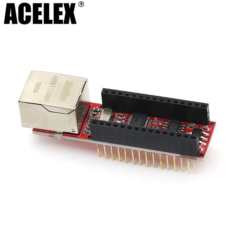 Nano V3 Ethernet щит ENC28J60 микрочип HR911105A веб сервер плата модуль для Arduino 3 0|Регуляторы