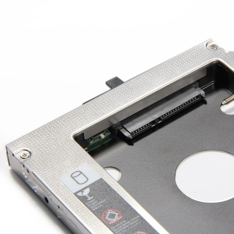 Горячая Распродажа Универсальный алюминиевый 12 7 мм SATA 2 0 2nd HDD Caddy 5 &quotHDD чехол SSD