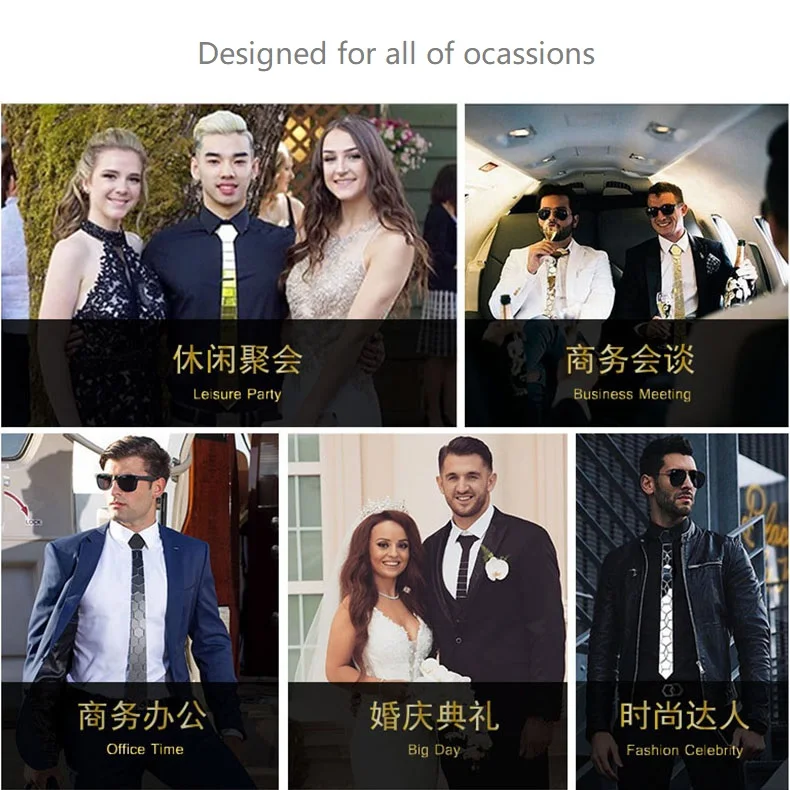 Классические матовые черные шестигранные Галстуки стильные мужские галстуки 20