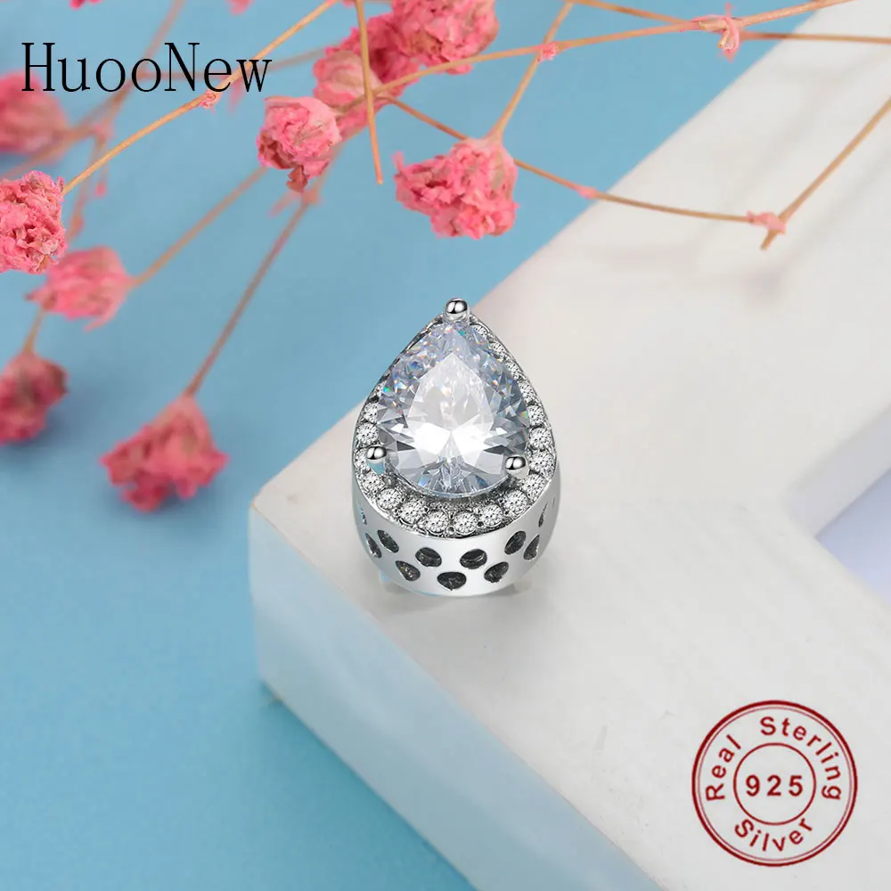 Бусины-подвески из серебра 2019 пробы с фианитами | Украшения и аксессуары