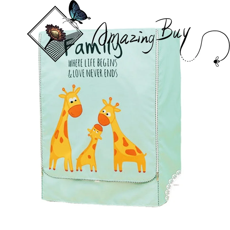 

Чехол для стиральной машины и сушилки AmazingBuy с мультяшным серебряным покрытием из ткани Оксфорд домашняя Солнцезащитная сушилка для стирал...
