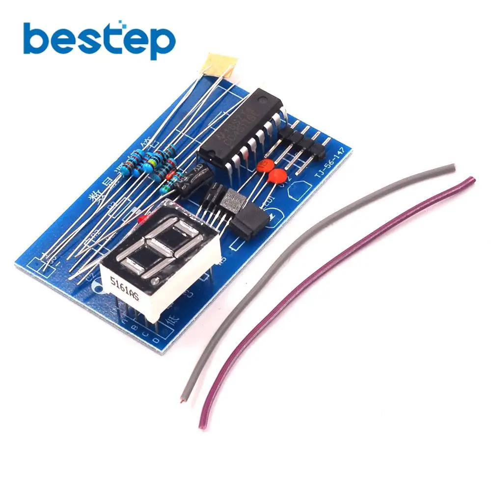 Электронный DIY Kit IC тестер CD4511BE цифровой светодиодный измеритель Logic Pen для
