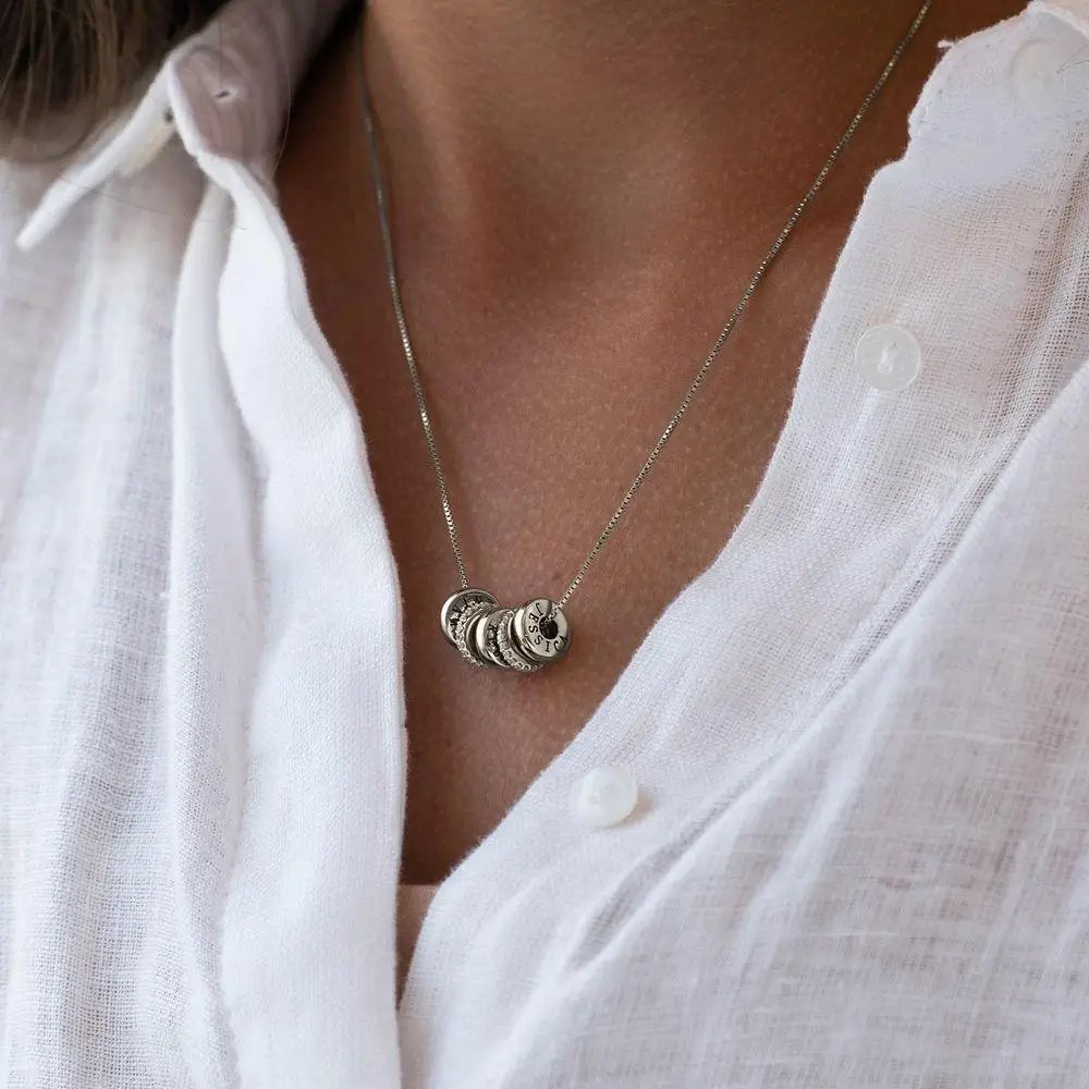 Индивидуальные бусины-подвески с искусственным именем хрустальным ожерельем из