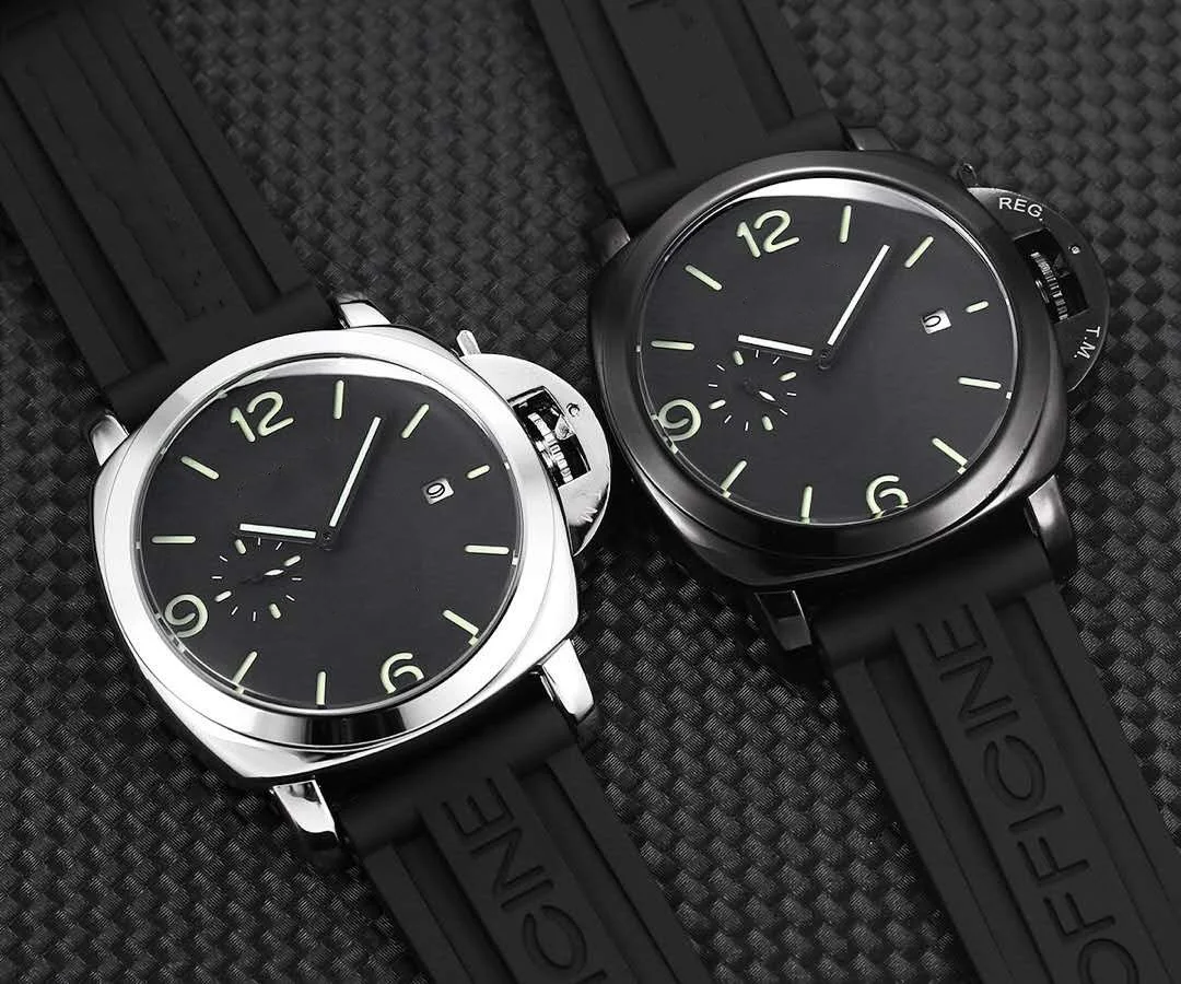 

Top Brand Watch Men Quartz Men Watches 2021 Luxury Fashion Business Waterproof Silicone Men Wristwatch Relogio -PANERAI- Watch