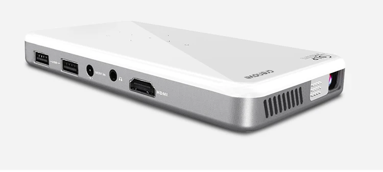 CRENOVA новейший мини DLP проектор X2 с Android 7,1 wifi Bluetooth(2G+ 16G), поддержка 4K светодиодный портативный 3D проектор Beamer