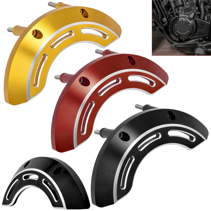 Левый чехол для двигателя с ЧПУ защита от столкновения слайдер HONDA Rebel CMX 300 500 CMX300