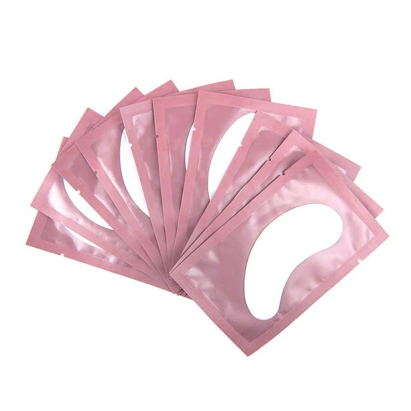 

100 Pairs Lash Extension Supplies Paper Patches Grafted Tool Under Eye Pads Sticker Eyelash Eyepatch