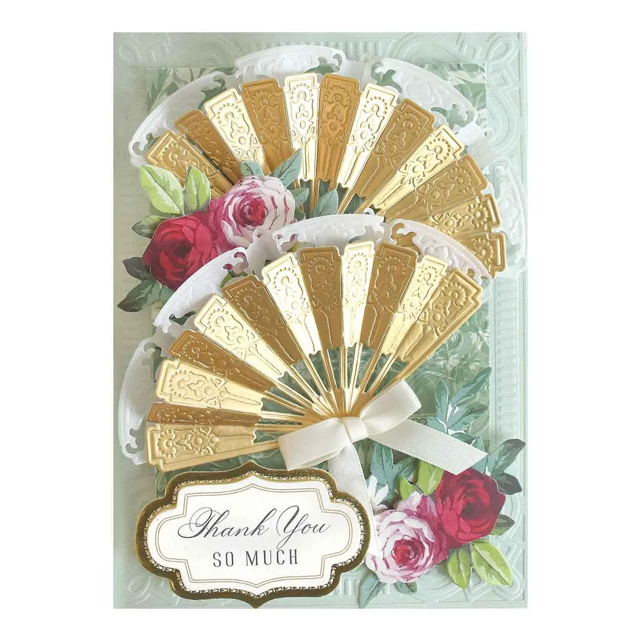 

3D Fantastic Fan Die New Metal Cutting Dies & Stamps Scrapbook Dary Decoration Stencil Embossing Template DIY Greeting Card