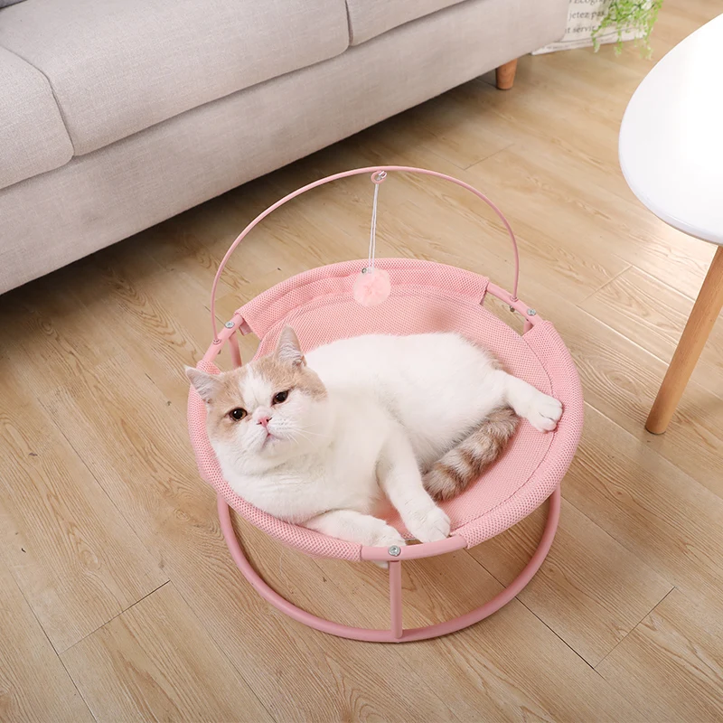 

Princess Washable Cat Bed Sofa Cute Luxury Large Indoor Cat Bed Tent Kitty Pink Cave Camas Para Mascotas Pet Products OO50MW