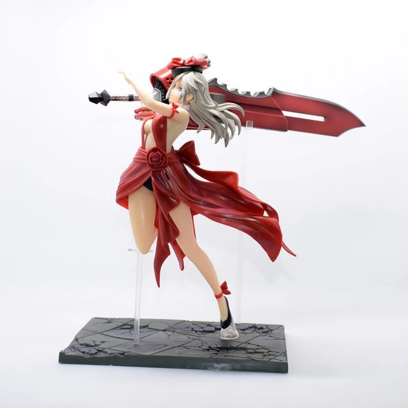 

Anime God Eater Alisa Ilyinichna Omela Memorial Dress Sexy Girl Boxed Figure About 26cm