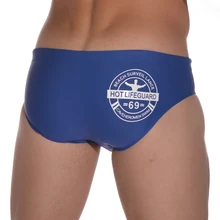 Underwear Men Brief Swimwear Push Pad Male Sexy Swimwear Swimsuit Waterproof Swimming Trunks Pouch Bulge Enhancing Push Up Cup
