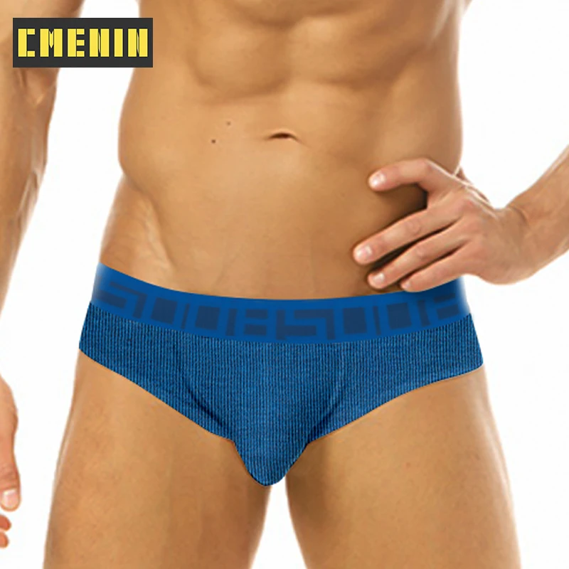 

2021 New Cotton Gay Panties Jockstrap Men's Briefs Comfortable Innerwear Sexy Man Underwear Brief Men Underpants Penis BS3123