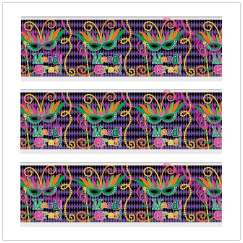 Лента из мультфильма Марди Гра и св. Патрик 16/22/25/38/50/75 мм | Дом сад