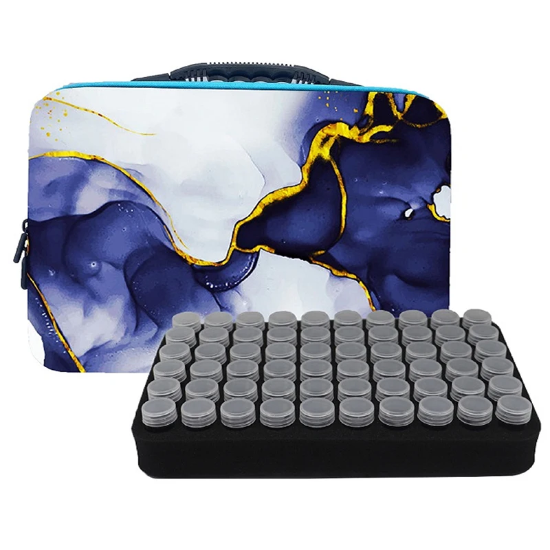 

60 Bottles of Diamond Painting Accessories Container Storage Bag Ink Painting Suitcase Diamond Embroidery Tools Boxes