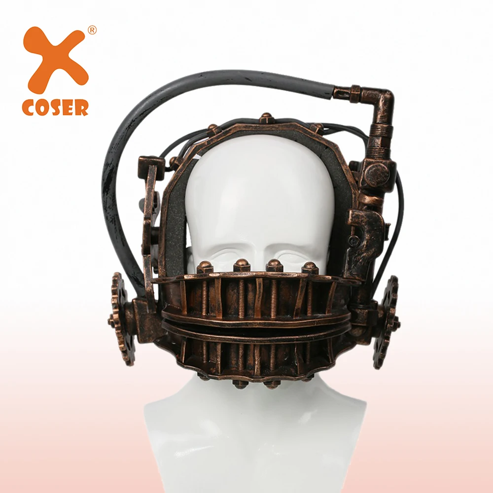 Маска XCOSER SAW Reverse Bear Trap из мягкой бронзы для косплея шлем ужаса копия фильма костюм