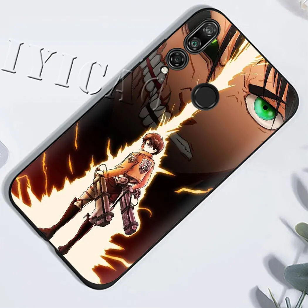 IYICAO для косплея по аниме атака на Титанов (мягкий чехол huawei 9X20 Pro Note 10 вид 20 9 8 Lite 8C 8X