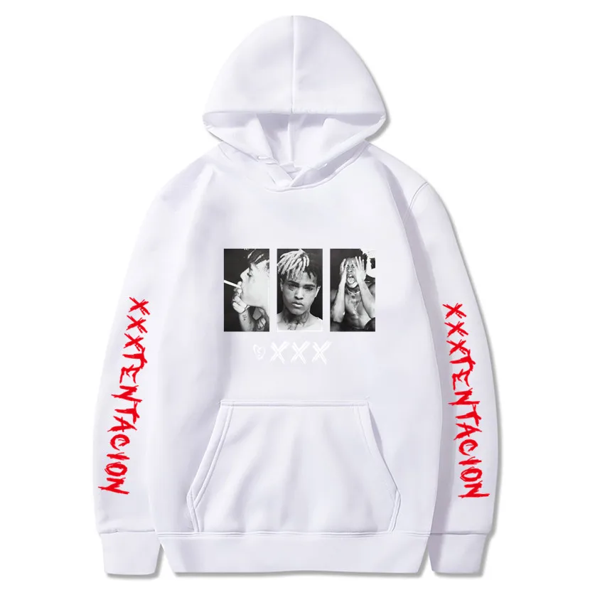 Толстовка XXXTentacion для мужчин и женщин Повседневный пуловер уличная одежда худи в