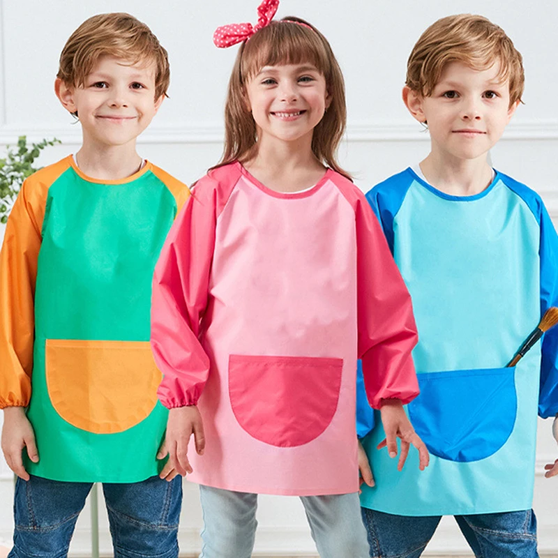 Children's Chef Apron Cooking Baking Kitchen Girl Role Playing Play Toys For Kids | Дом и сад