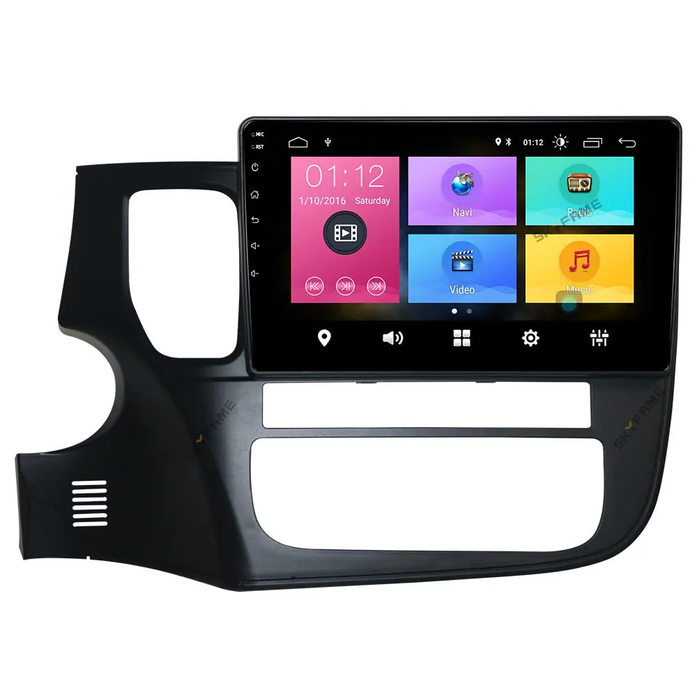 Для Mitsubishi Outlander 2013-2017 автомобильные аксессуары Android мультимедийный плеер радио