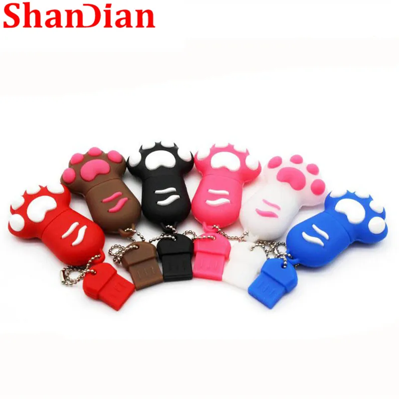 SHANDIAN абсолютно новый кошачий коврик USB 2 0 флеш накопитель карта памяти мультяшный