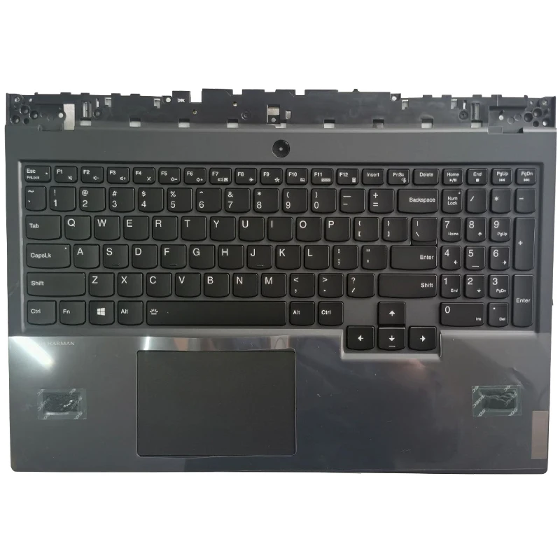 

For Lenovo Legion 5-15IMH05H -15IMH05 -15ARH05H -15ARH05 US laptop keyboard with Upper case Palmrest keyboard bezel backlight